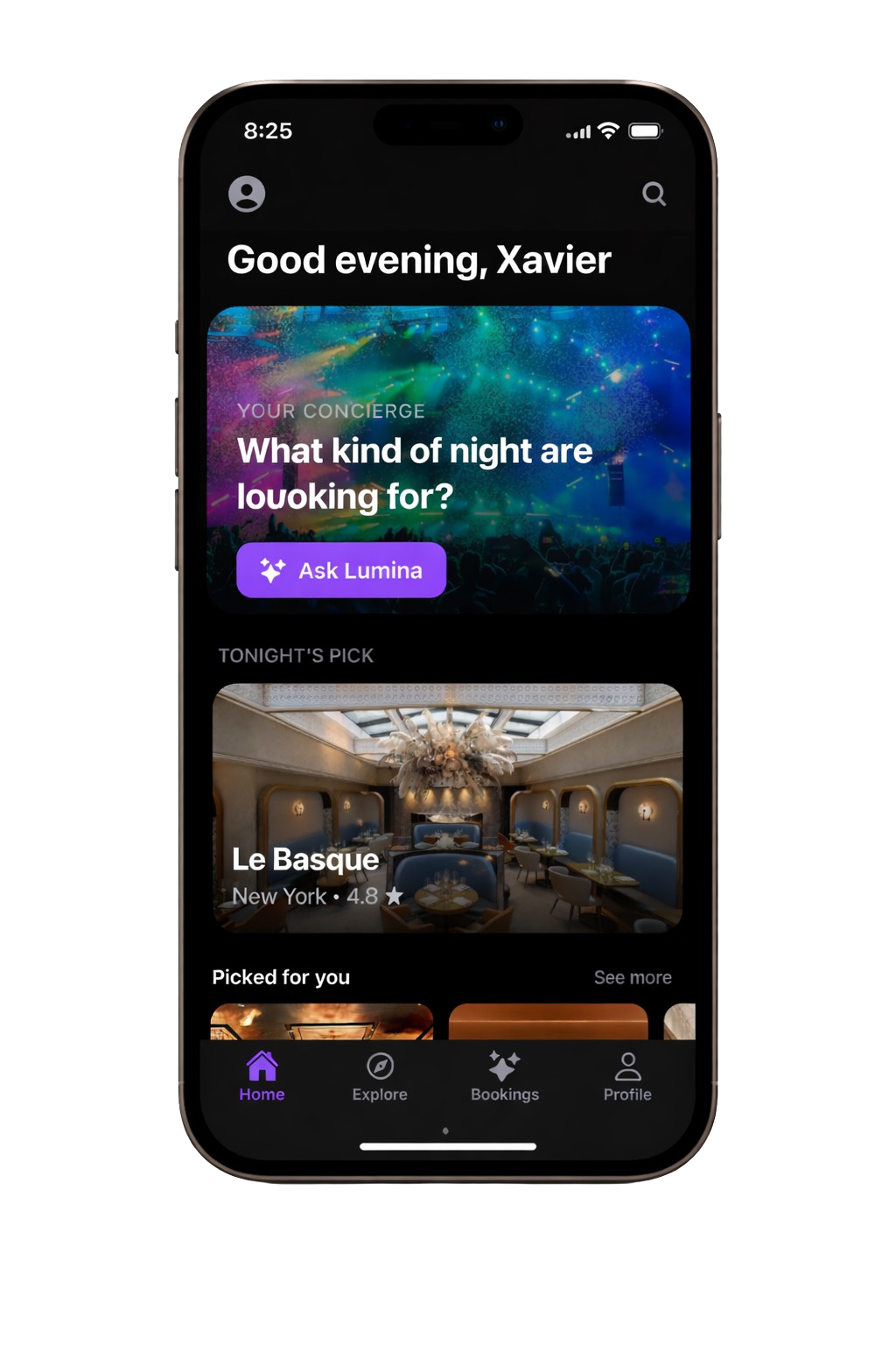 Viberyte App - Home Screen