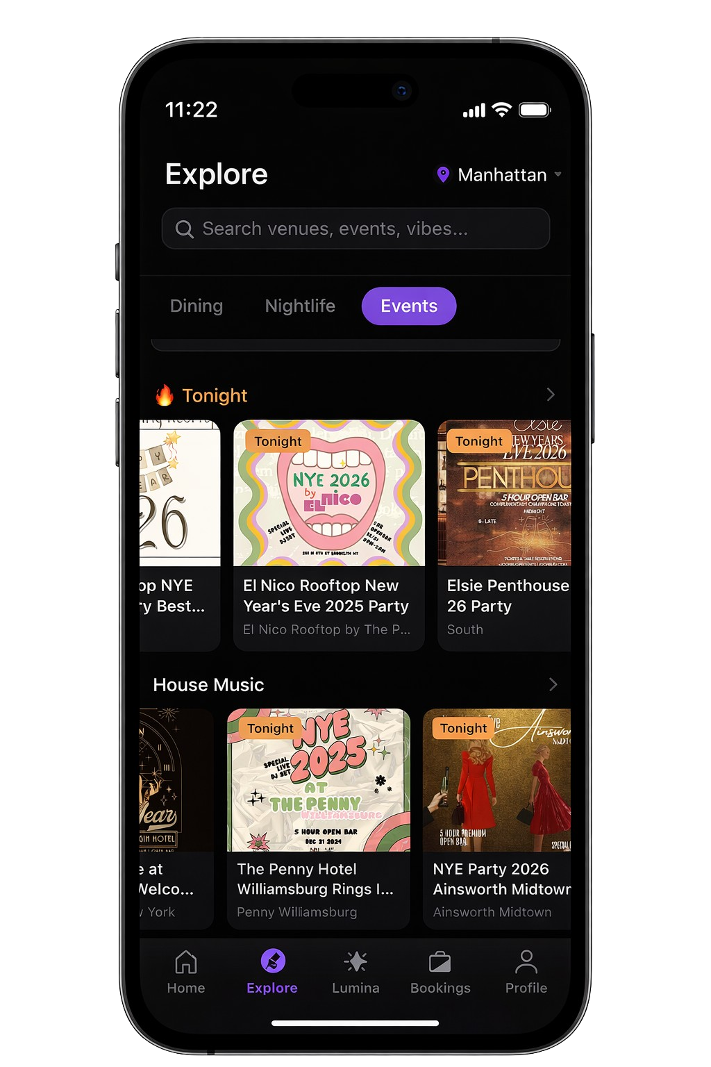 Viberyte Explore Page
